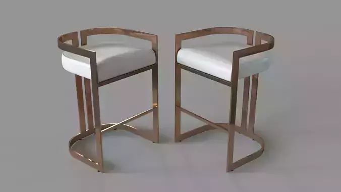 Clane Counter Stool In Gold
