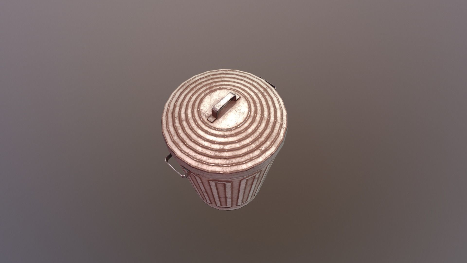 TrashCan trash can Free low-poly 3D model_10