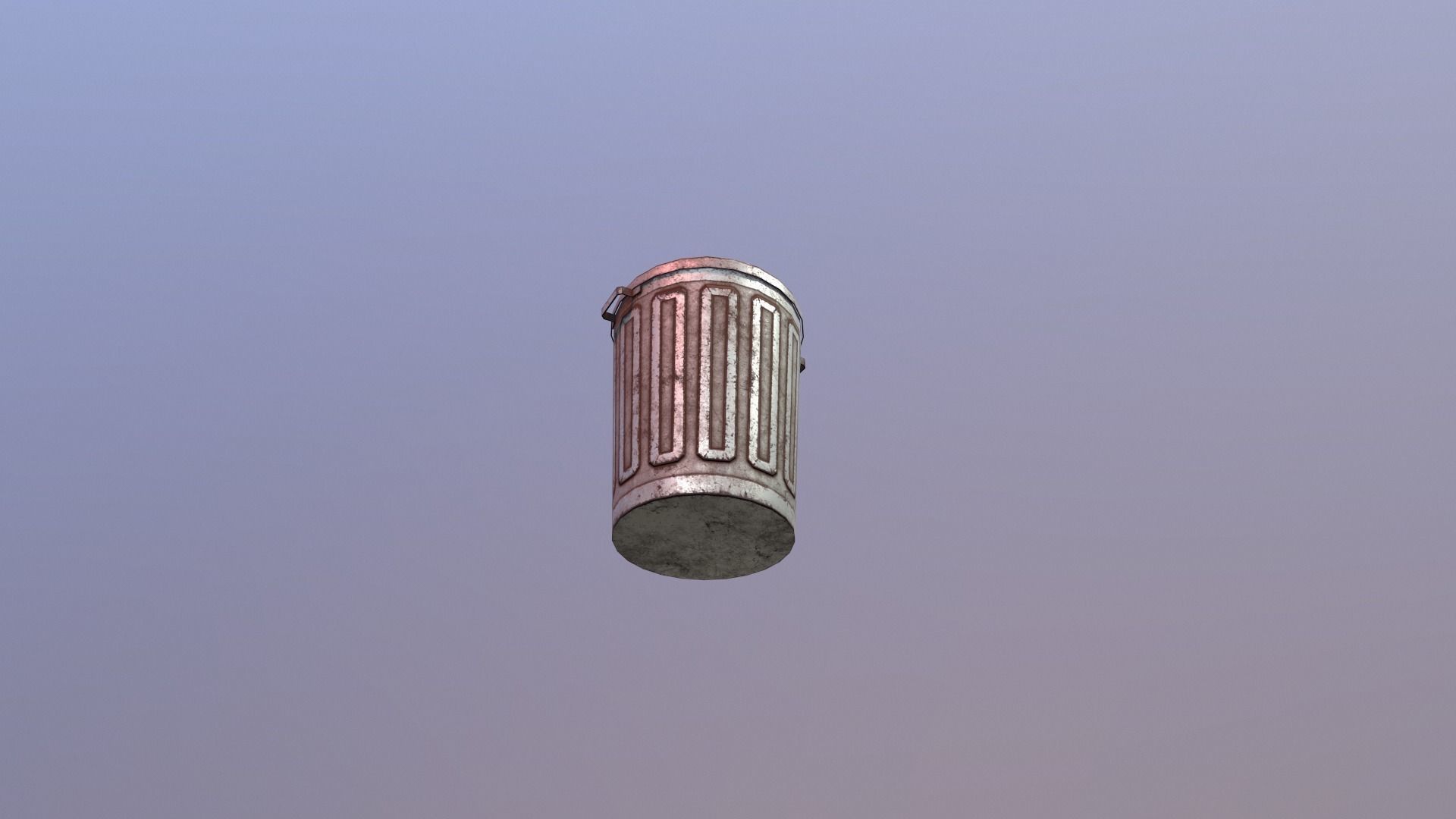 TrashCan trash can Free low-poly 3D model_11