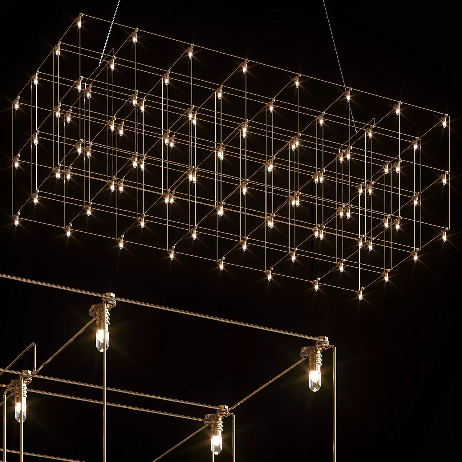 Quasar universe square double 875 mm 3D model_0