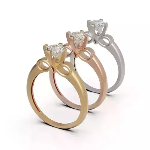 Solitaire ring H