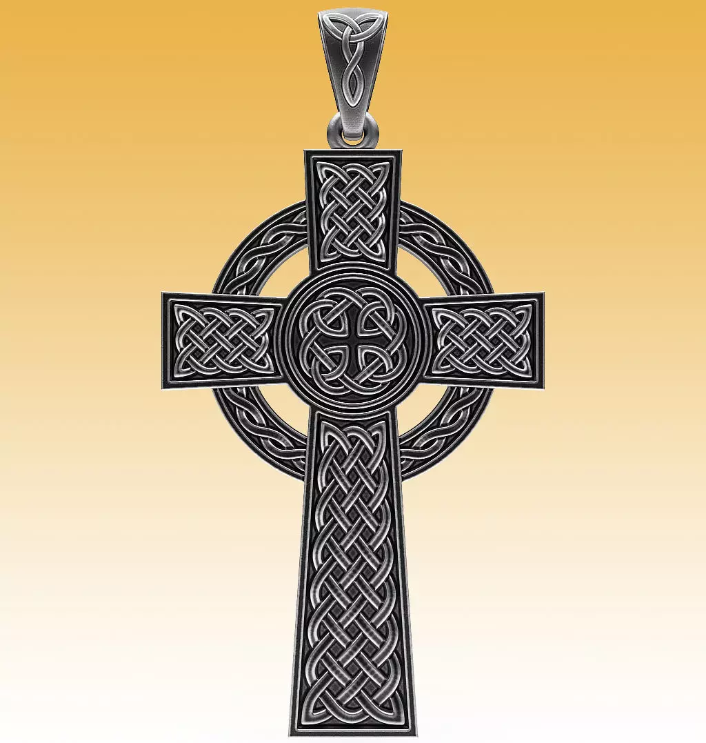 Cross Celtic 3D print model_0