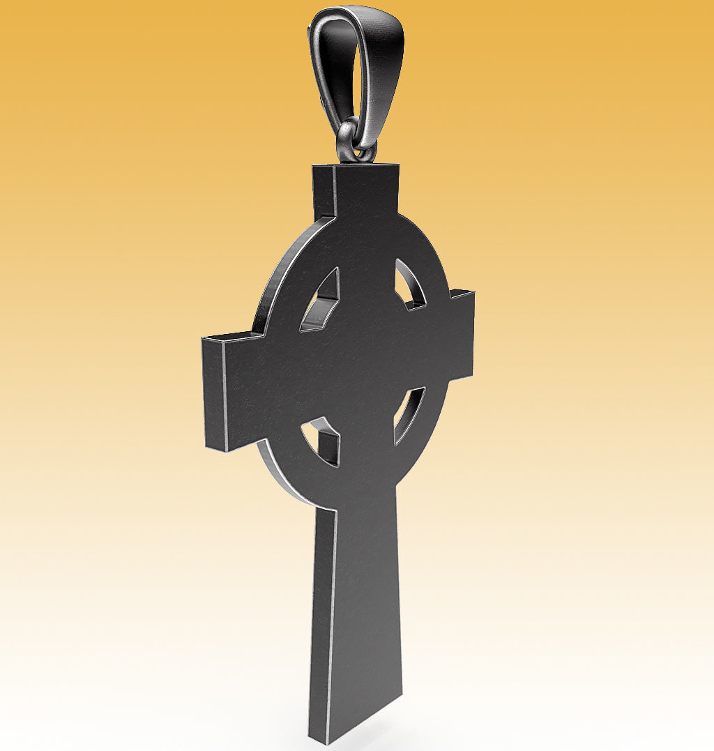Cross Celtic 3D print model_4