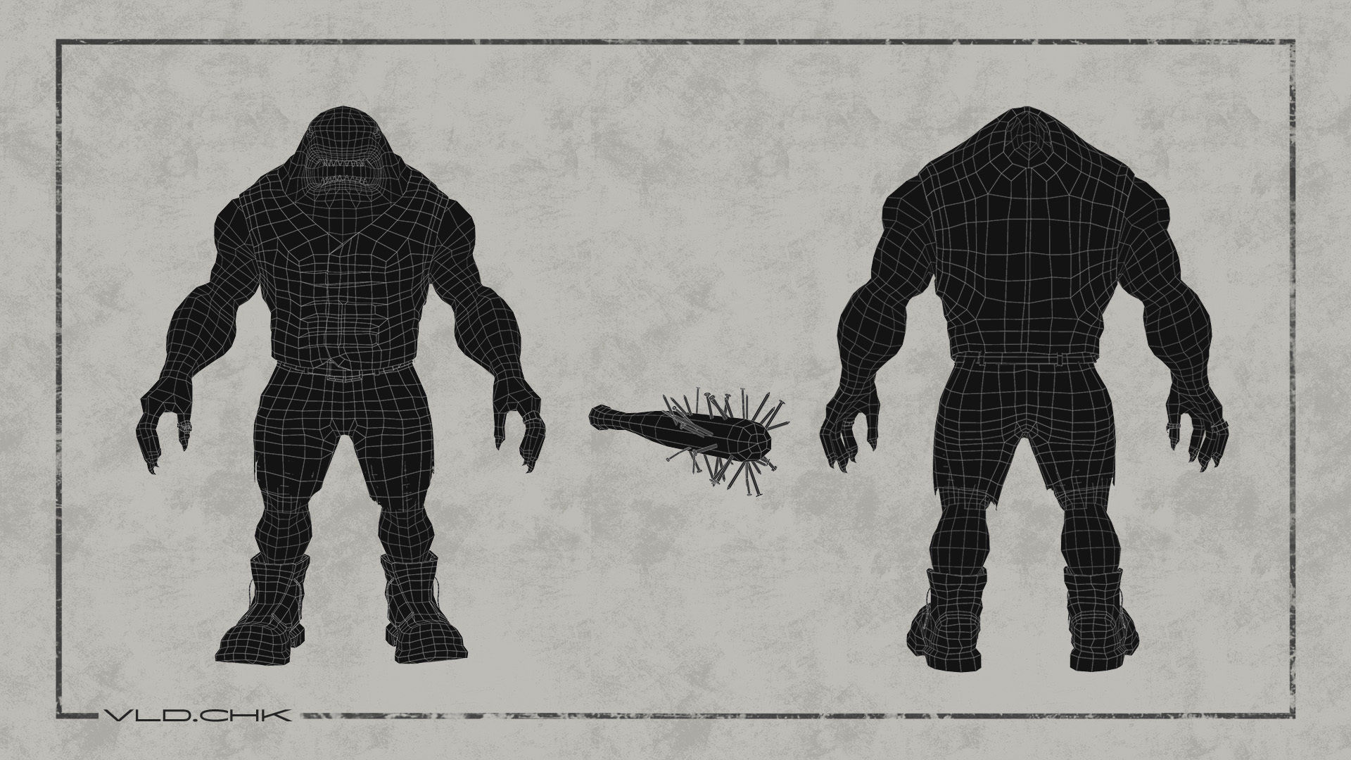 SharkBiker unreal engine unity Low-poly 3D model_7