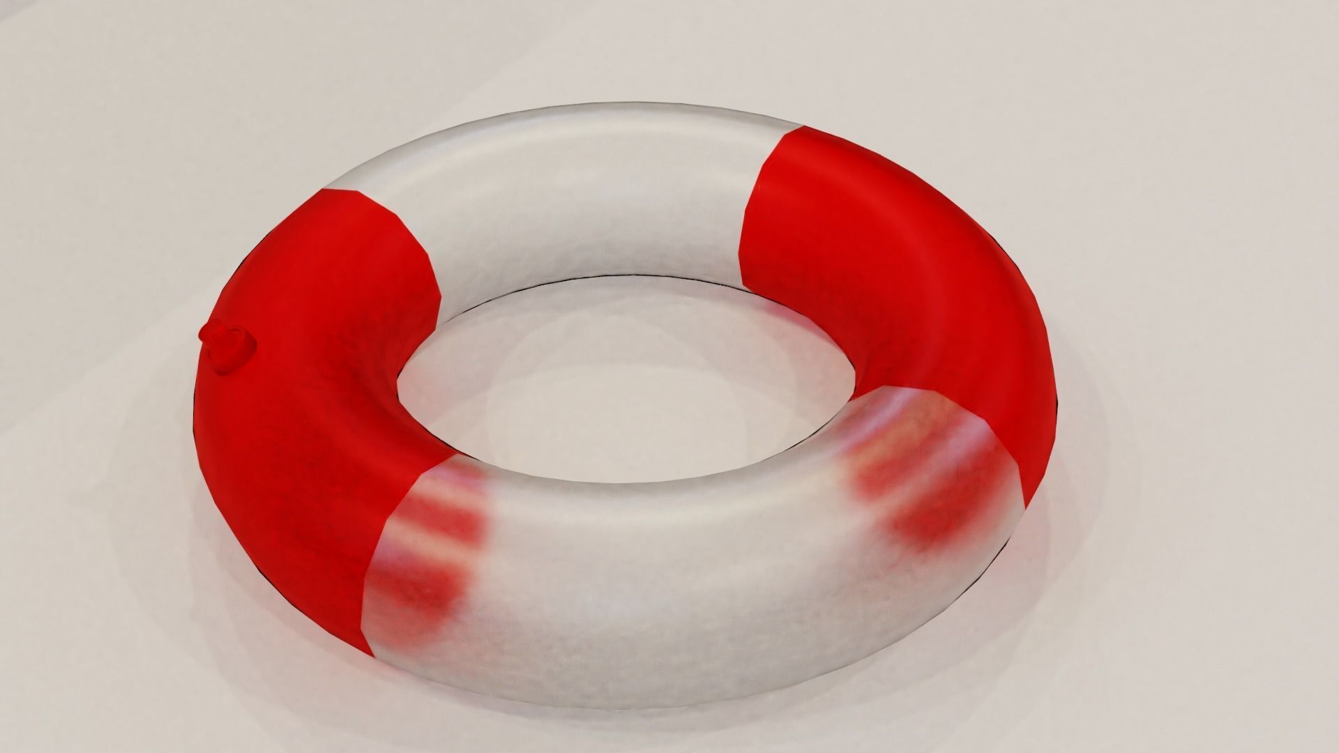 inflatable circle Free low-poly 3D model_1