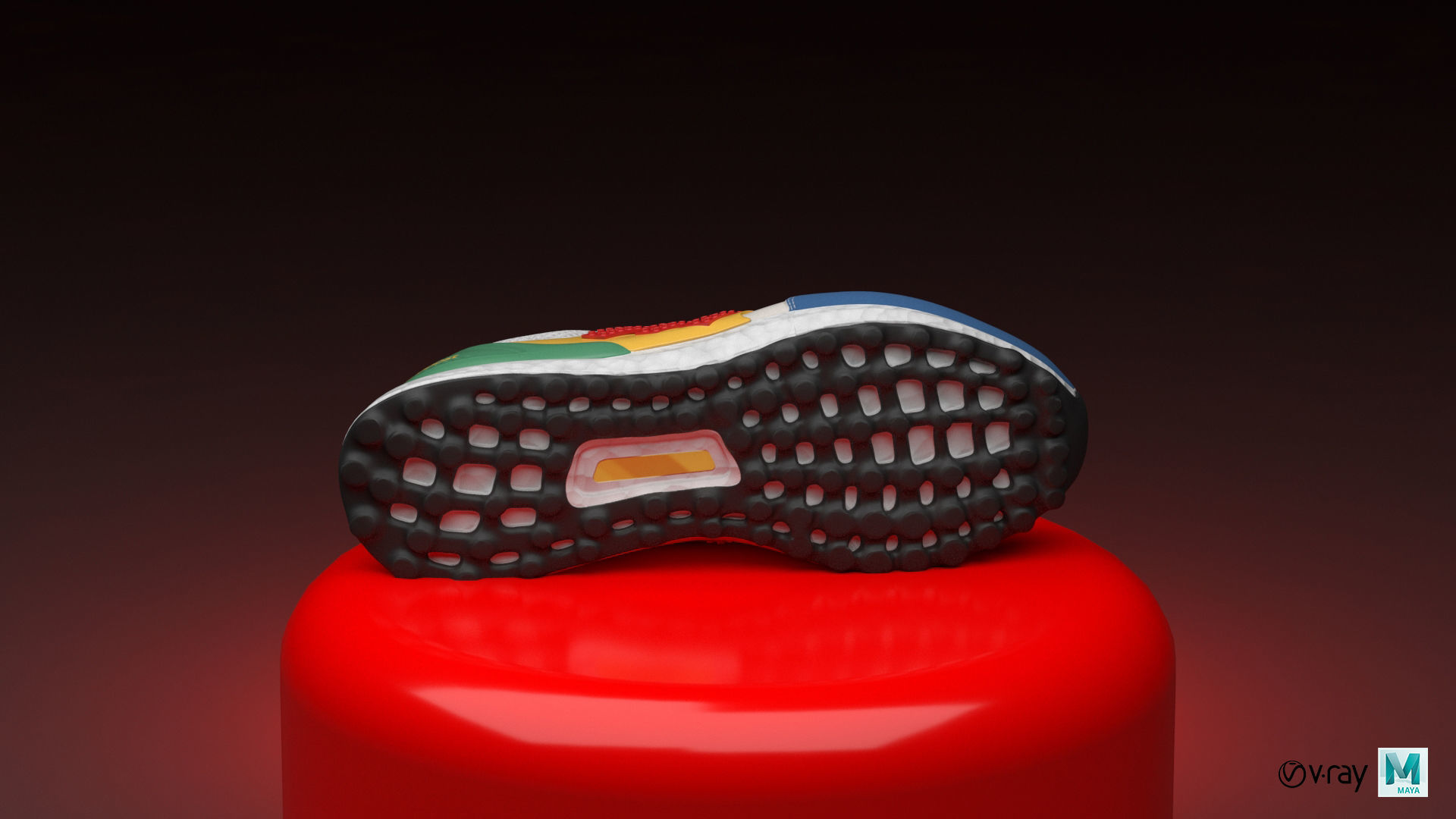 ADIDAS ULTRABOOST X LEGO 3D model_18