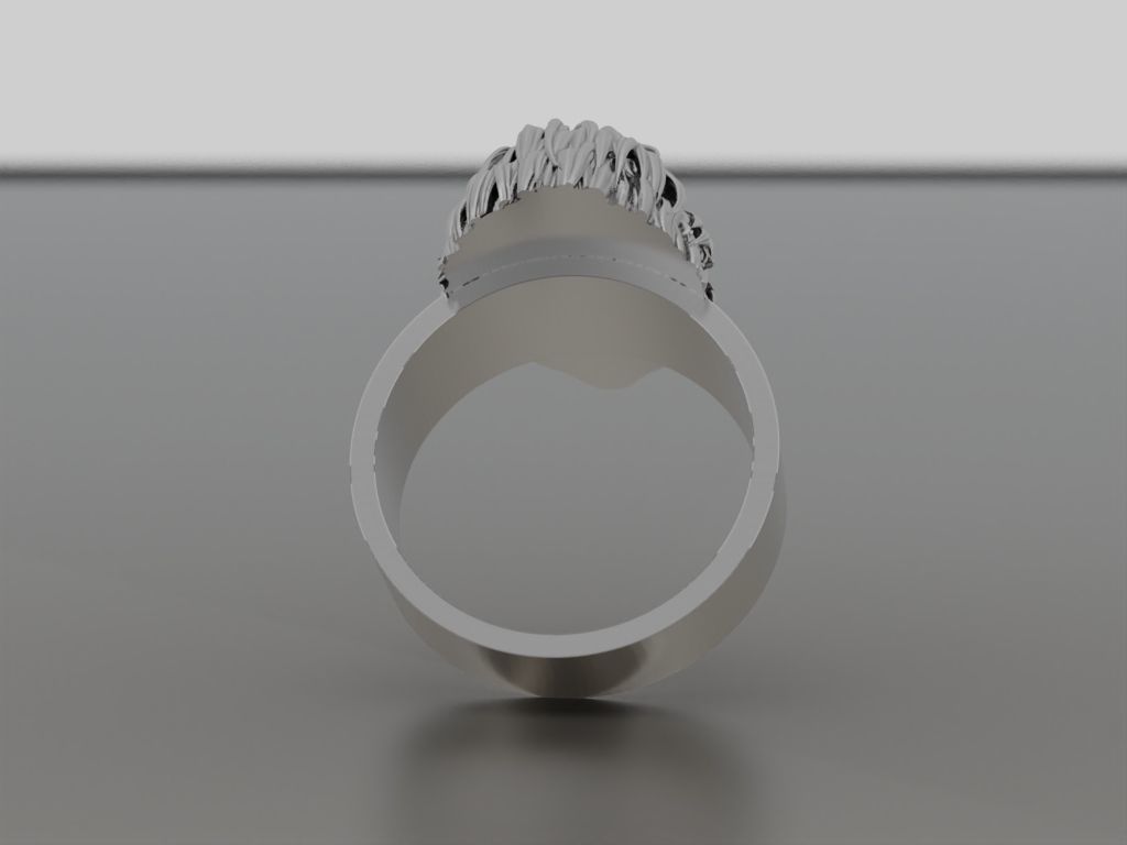 Ring Joker Face 3D print model_12