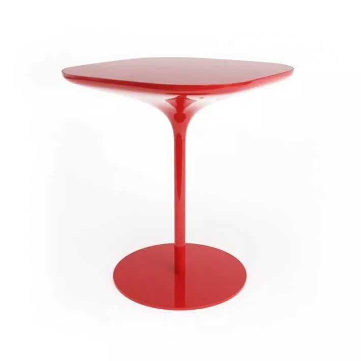 Red Table   Home Decor 3D model_0