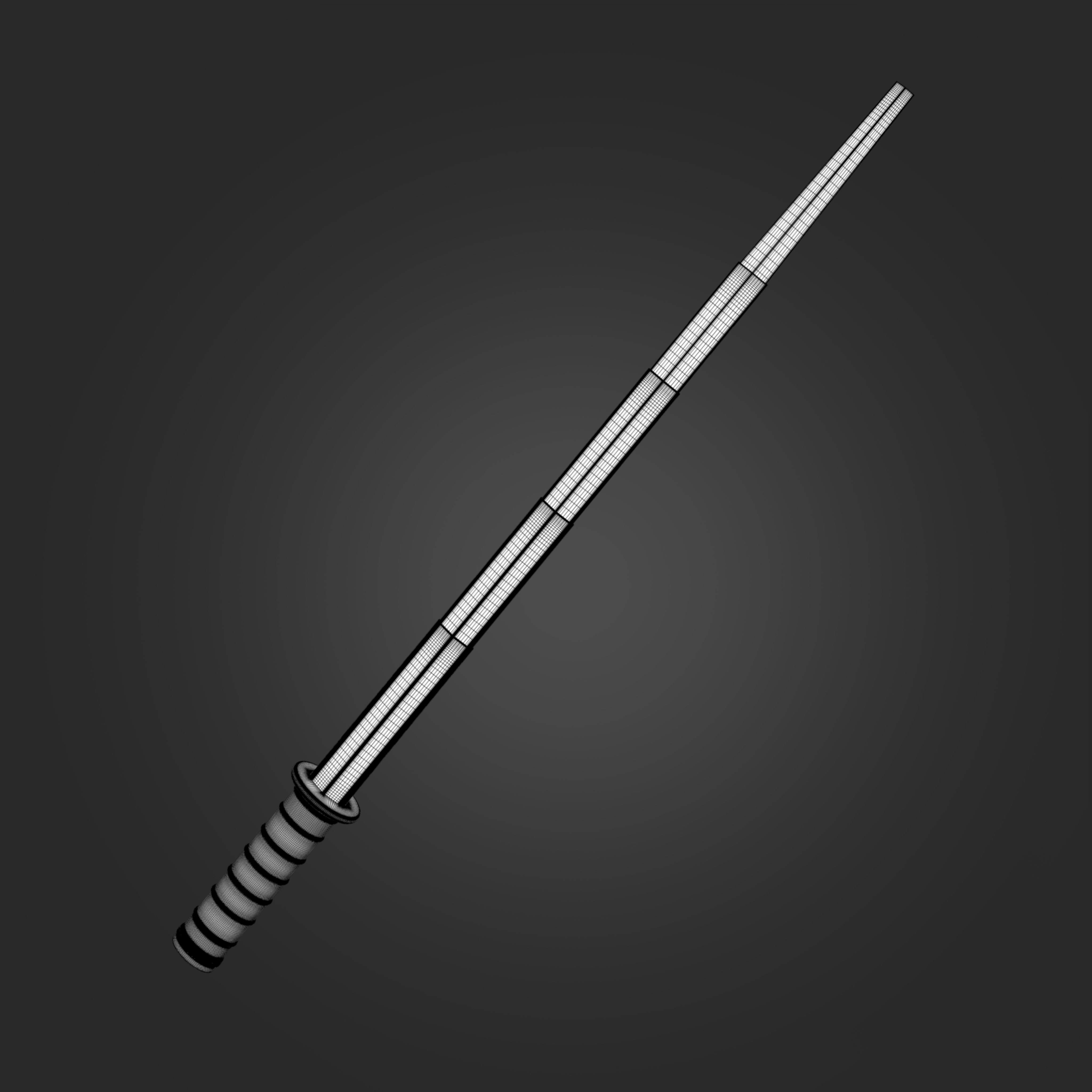 Collapsing Samurai Sword 3D print model_5