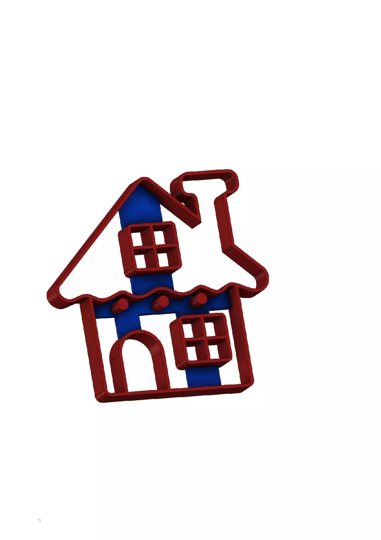 Christmas and Gingerbread cookie stamps and cutters 3D print model_0