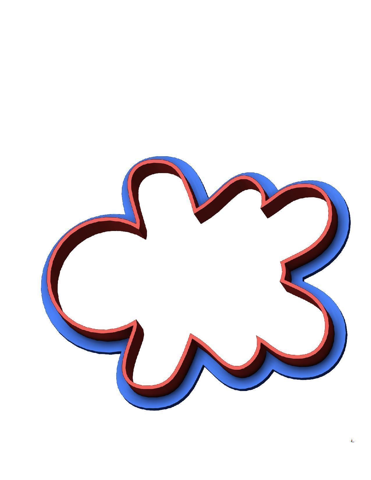 Christmas and Gingerbread cookie stamps and cutters 3D print model_10