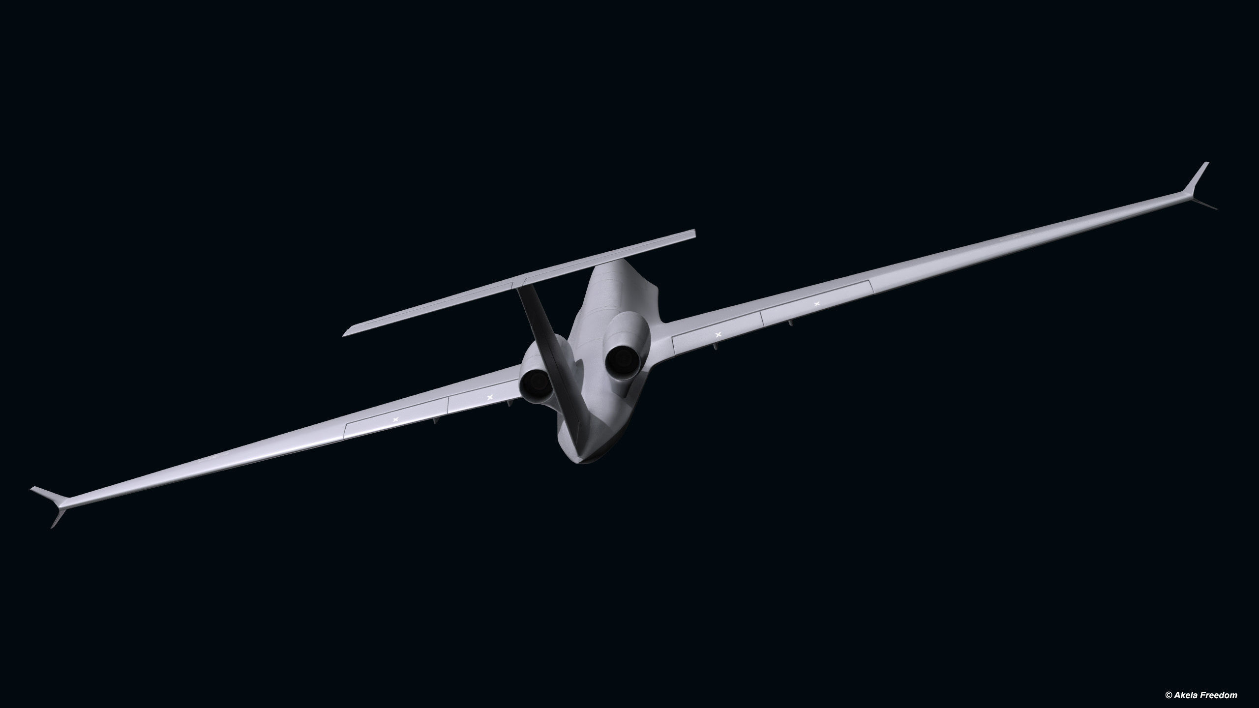 CH-6 UCAV 3D model_6