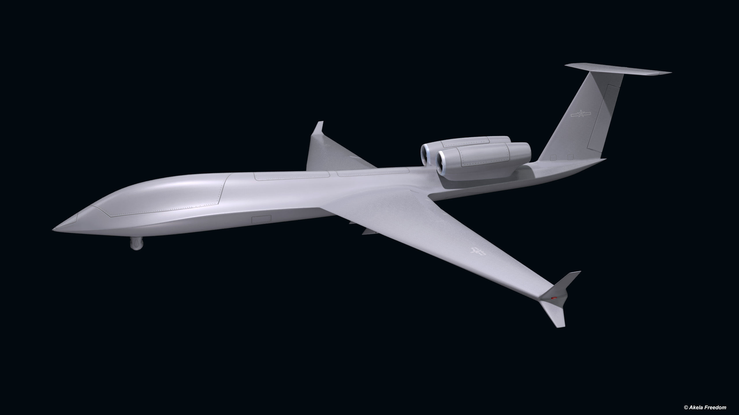 CH-6 UCAV 3D model_5