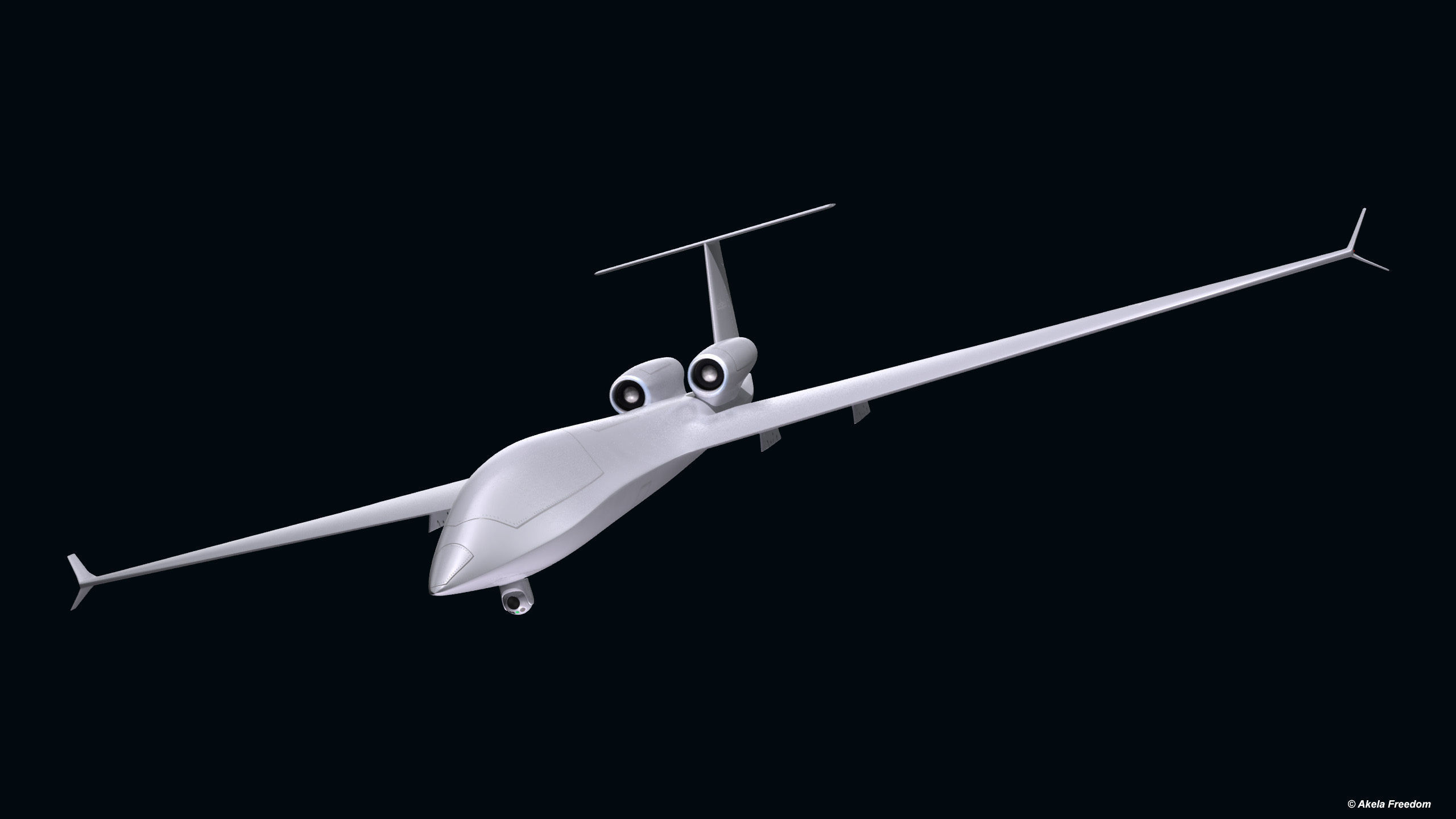 CH-6 UCAV 3D model_7