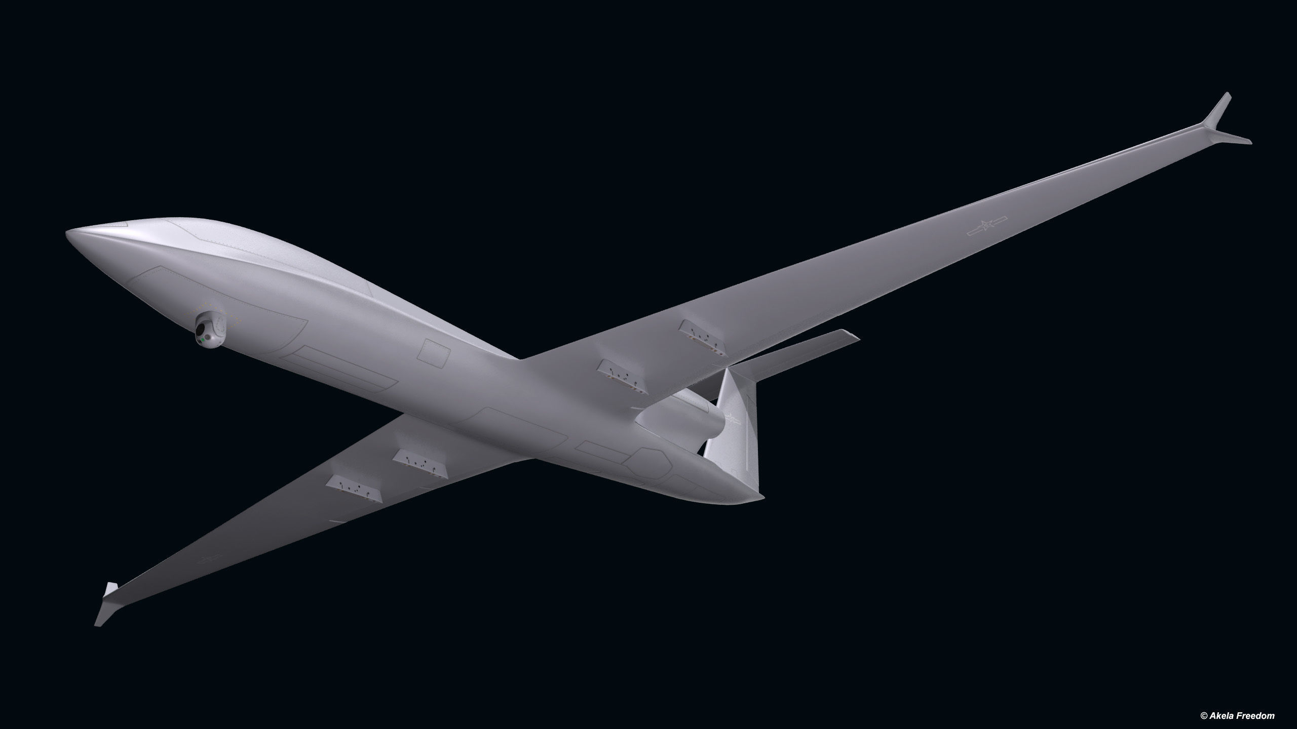 CH-6 UCAV 3D model_2