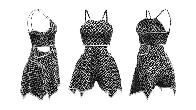 Cutout Mini Willow Skirt Dress