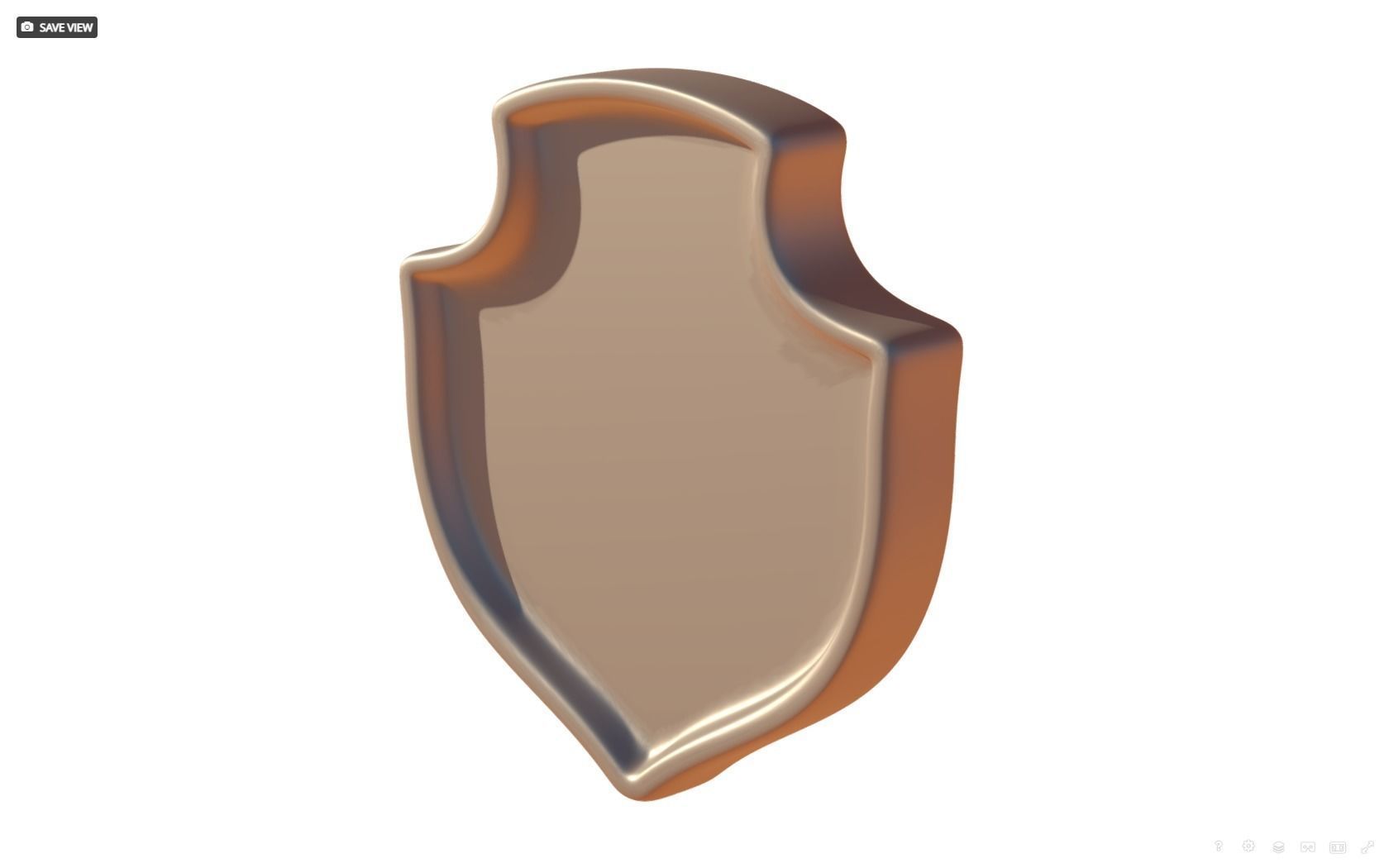 Brooch Shield Fleur de lis 3D print model_7