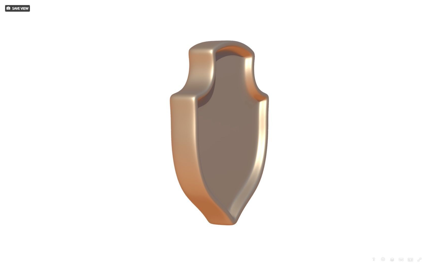 Brooch Shield Fleur de lis 3D print model_5