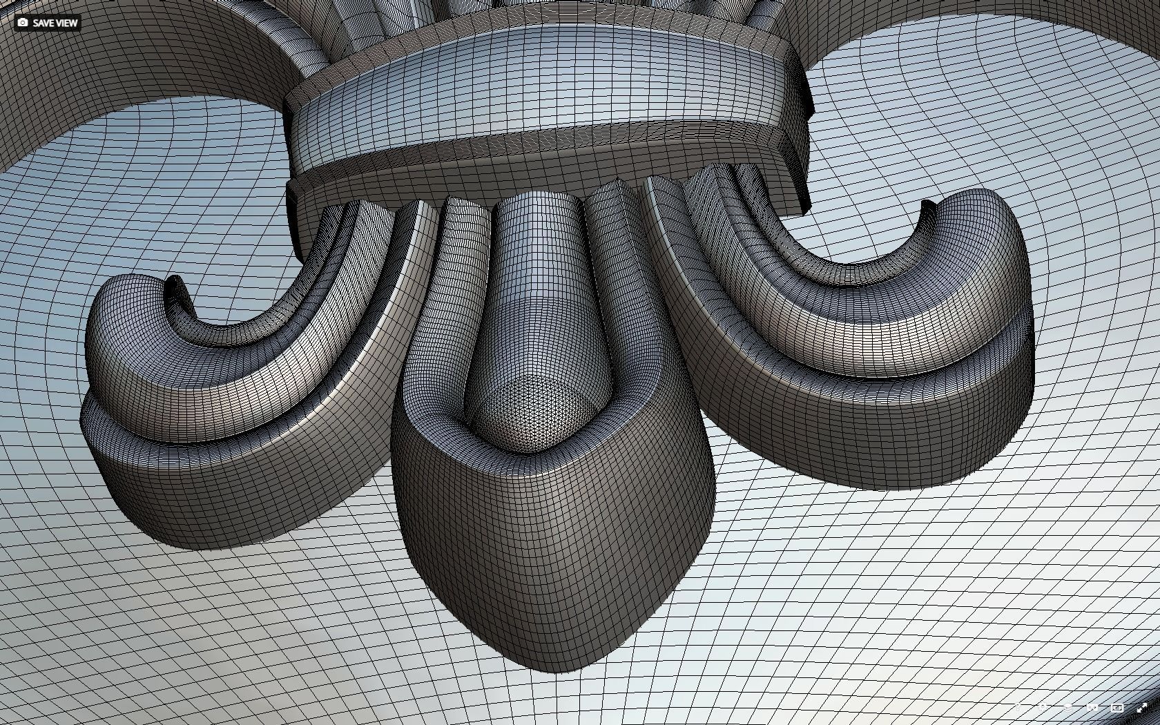 Brooch Shield Fleur de lis 3D print model_18