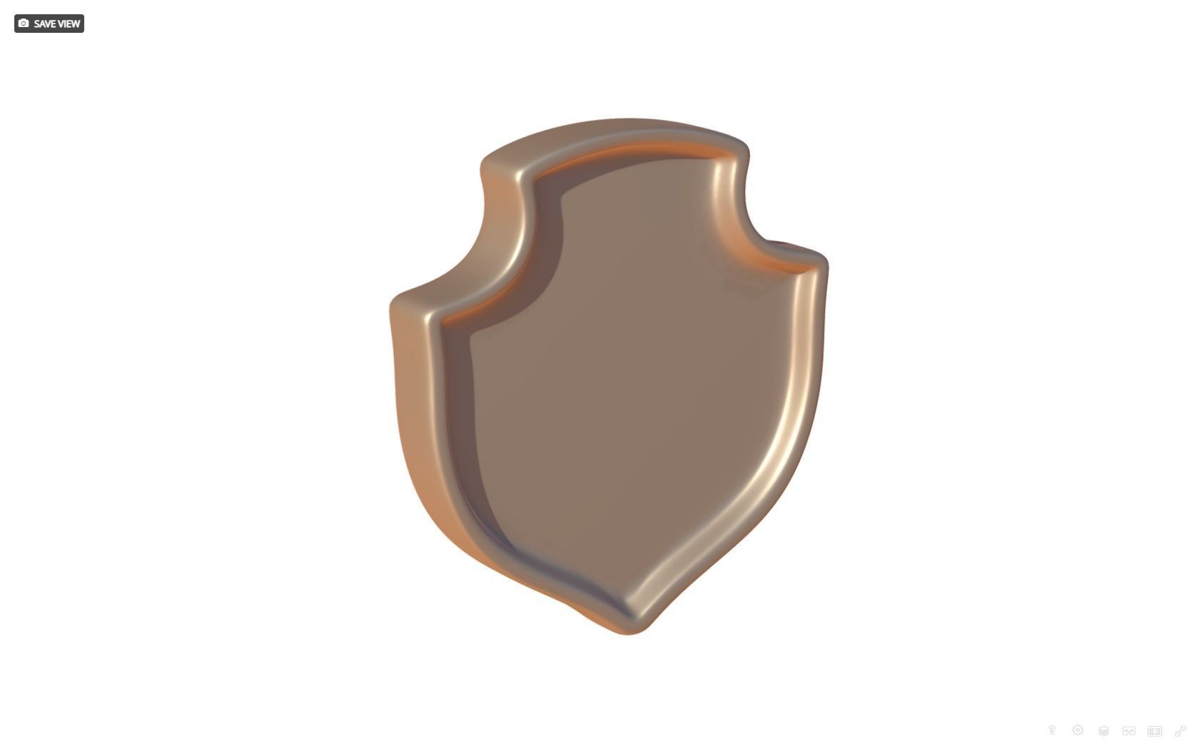 Brooch Shield Fleur de lis 3D print model_6