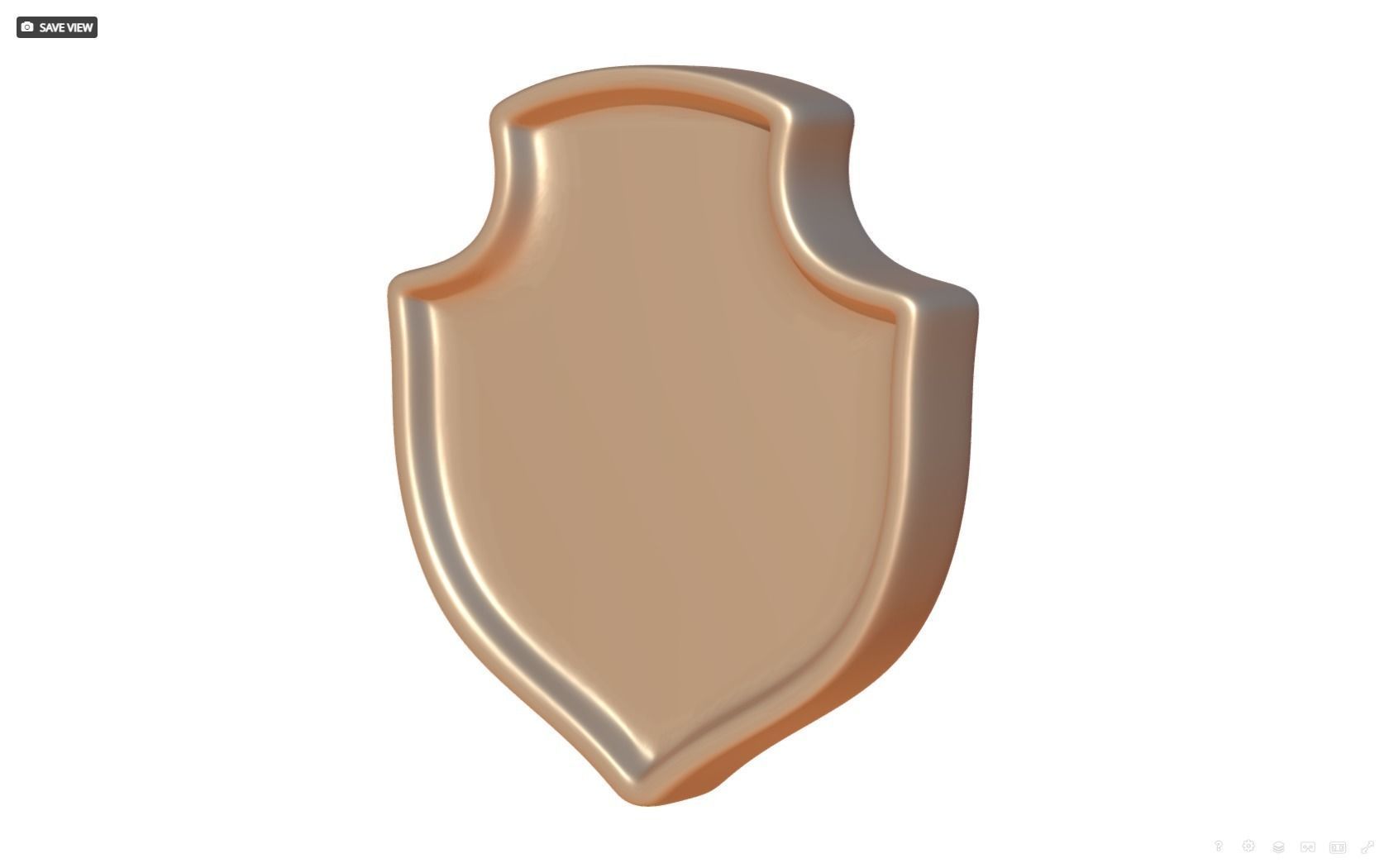 Brooch Shield Fleur de lis 3D print model_8