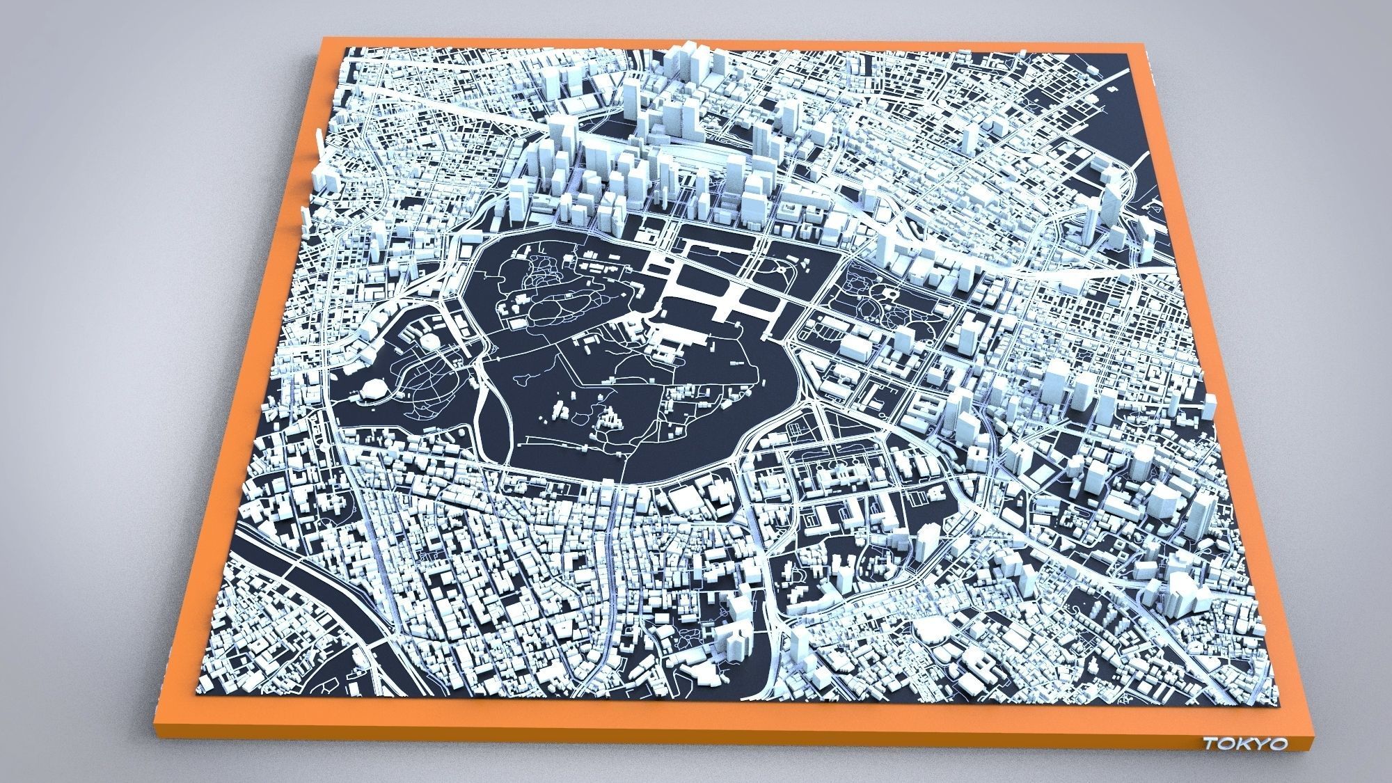 Cityscape Tokyo Japan 3D model_3