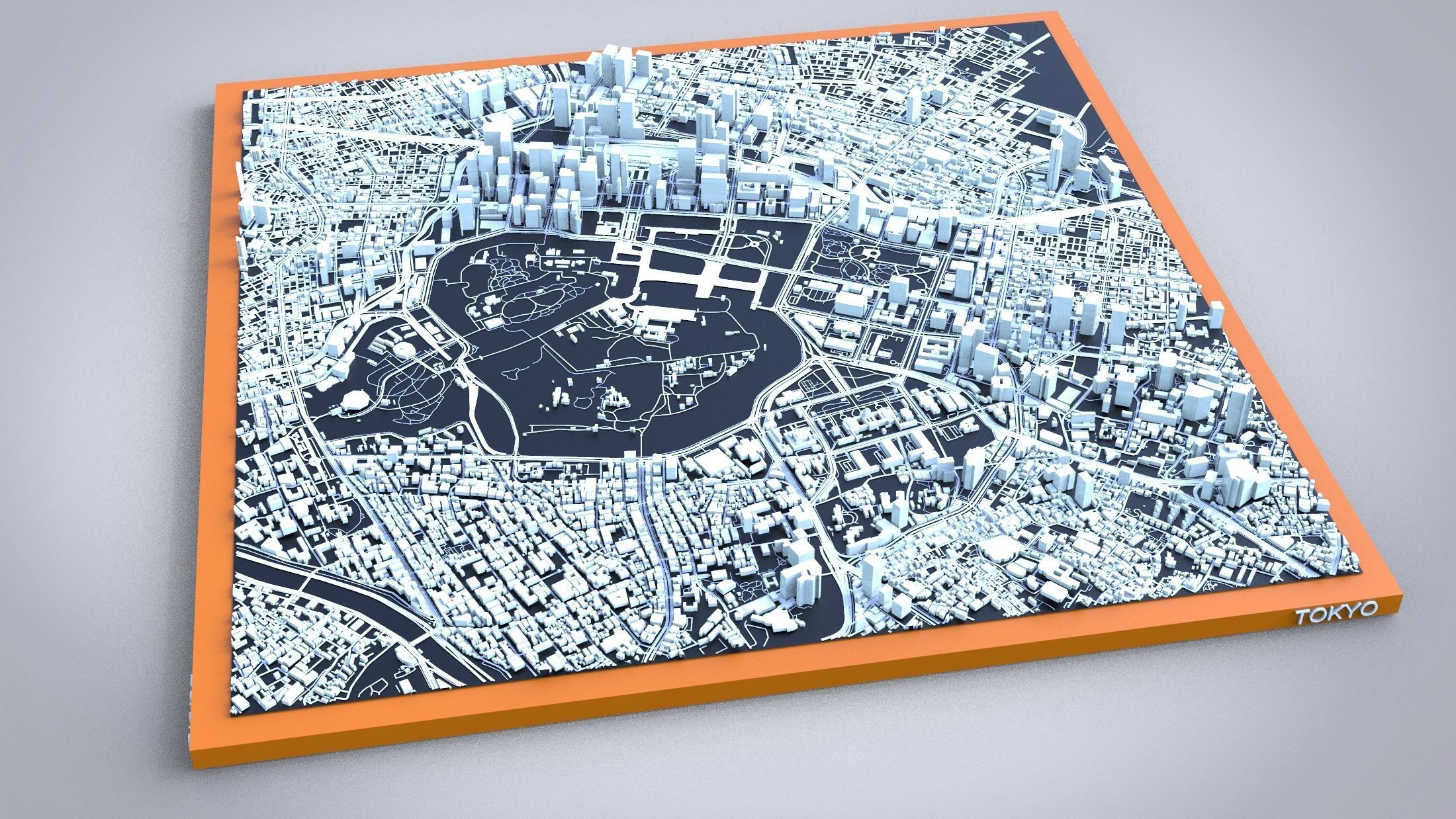 Cityscape Tokyo Japan 3D model_7