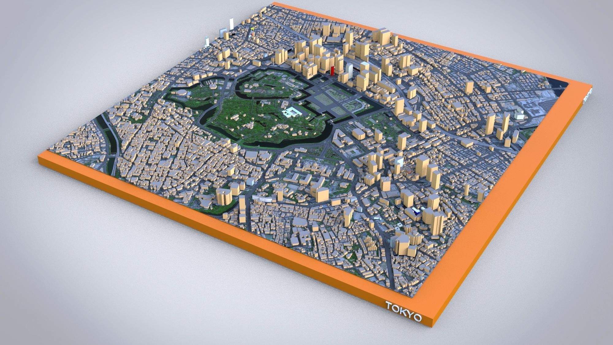 Cityscape Tokyo Japan 3D model_5