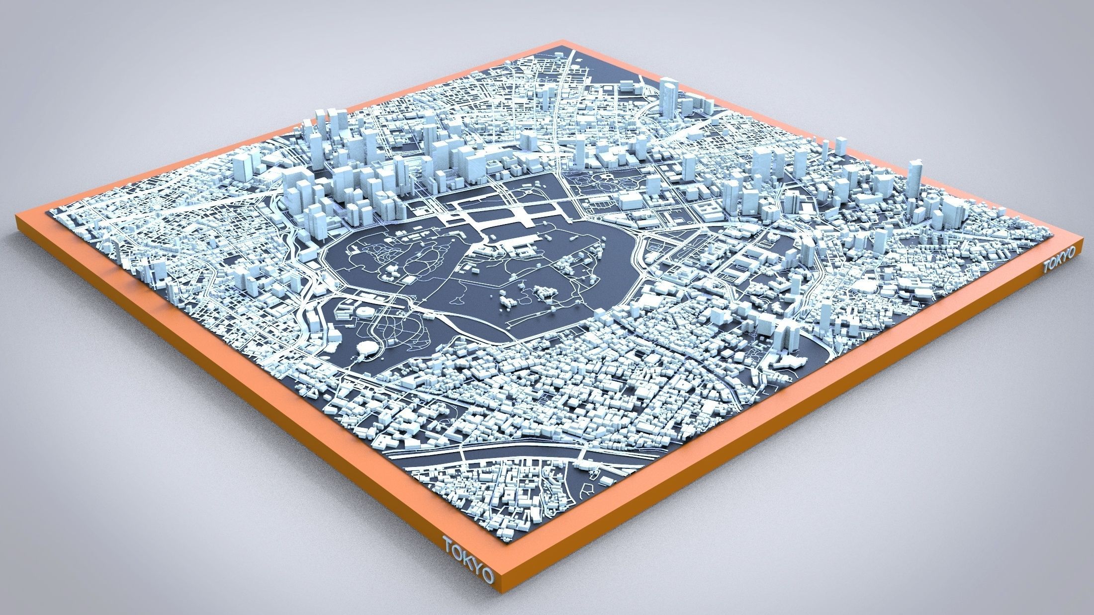 Cityscape Tokyo Japan 3D model_6