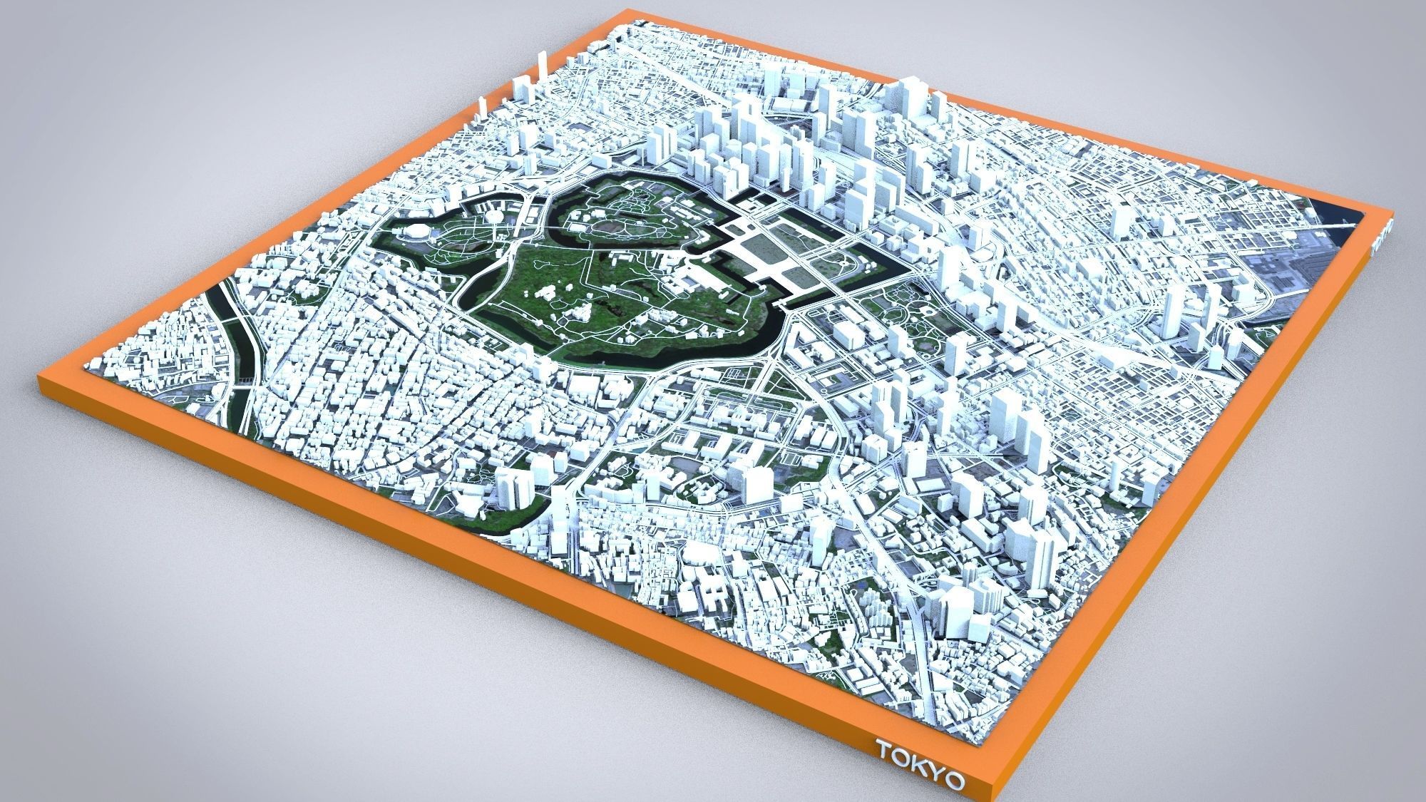 Cityscape Tokyo Japan 3D model_2