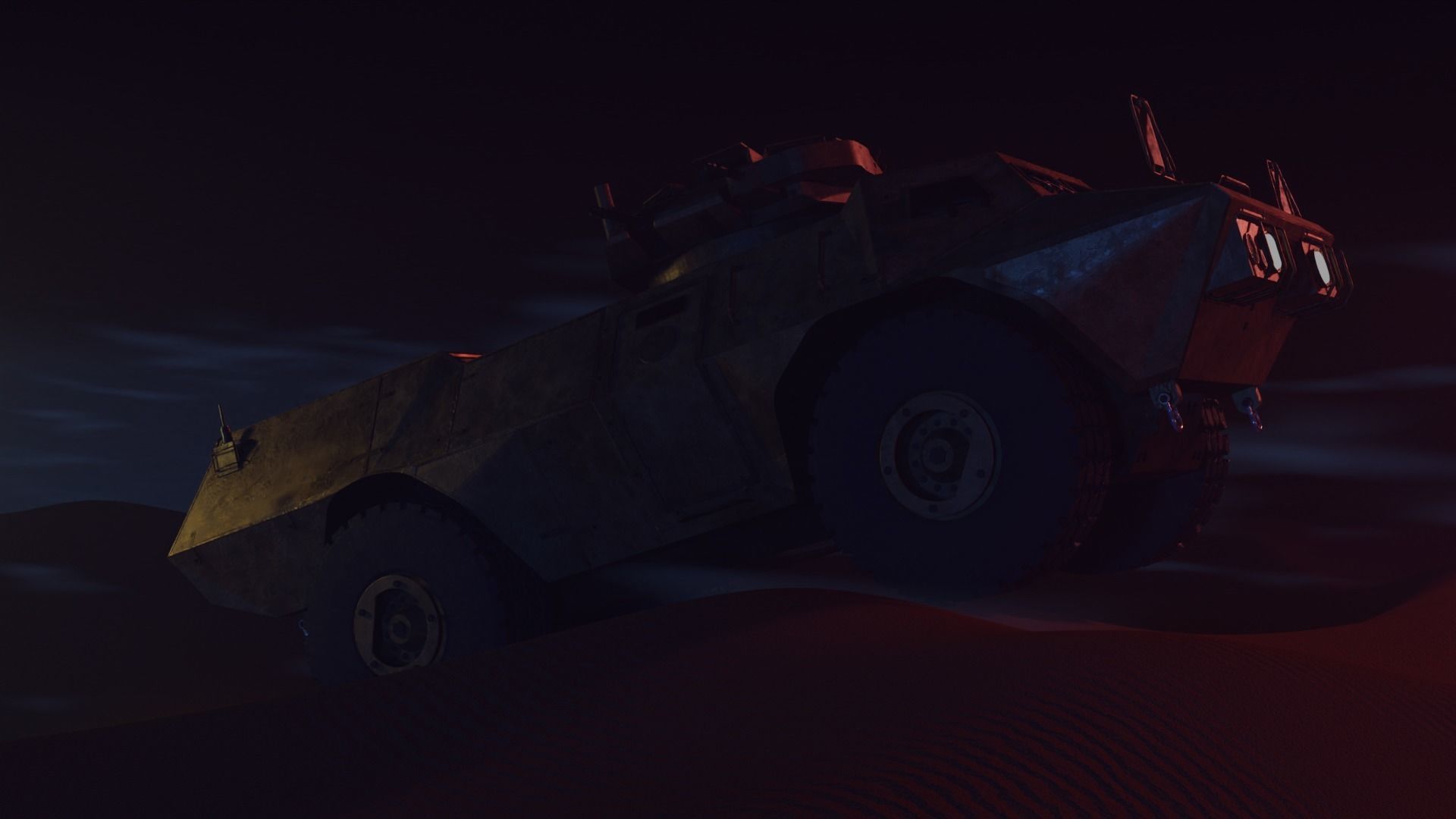 3D model M117 Guardian Armored Security Vehicle VR / AR / low-poly ...