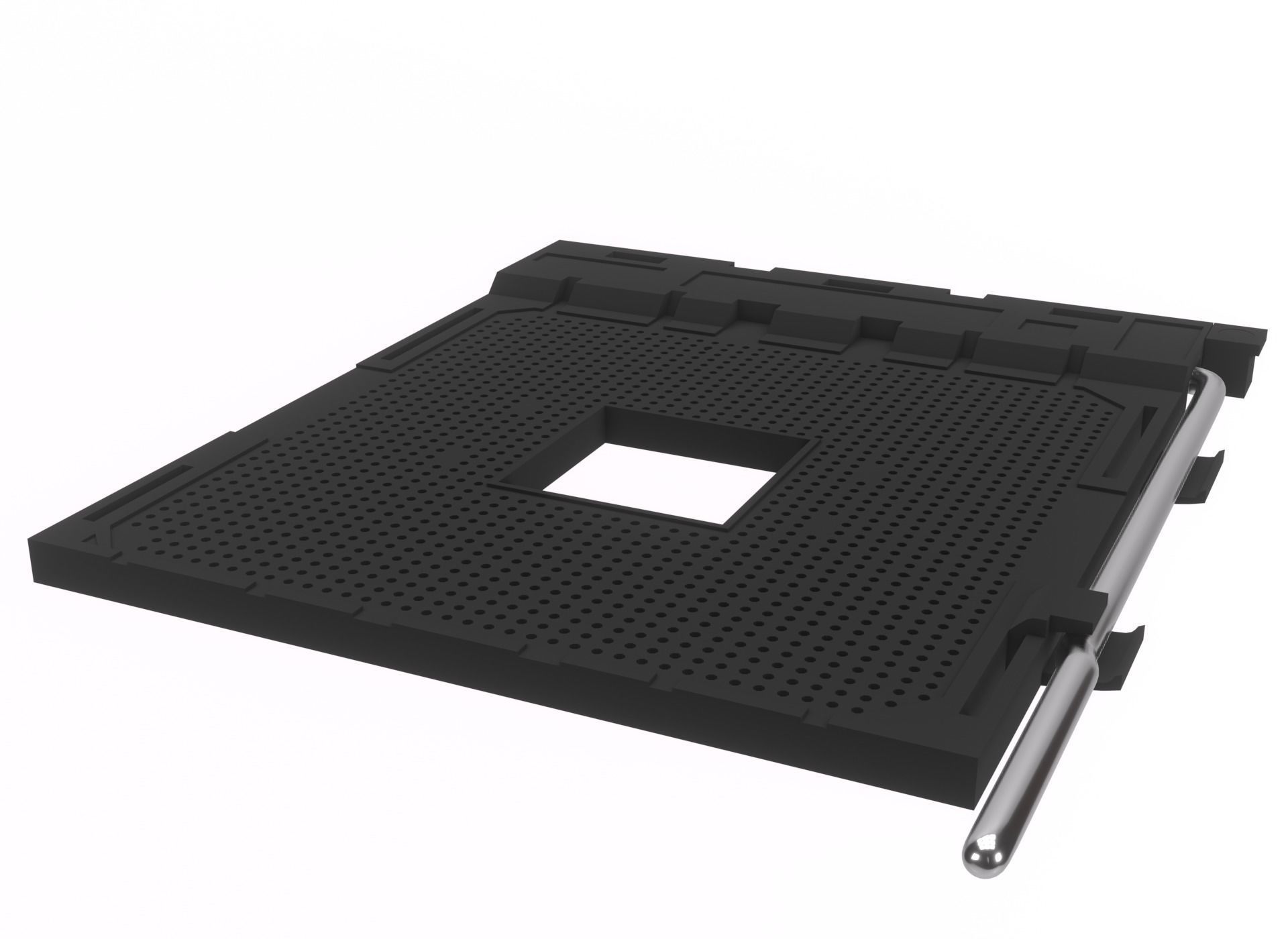 AM4 CPU Socket 3D model_3