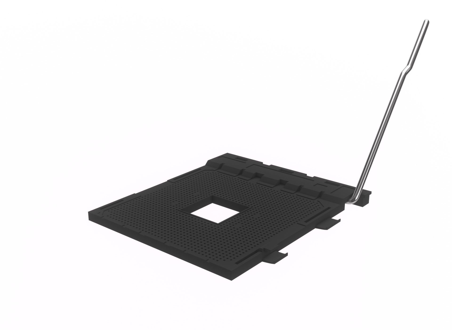 AM4 CPU Socket 3D model_2