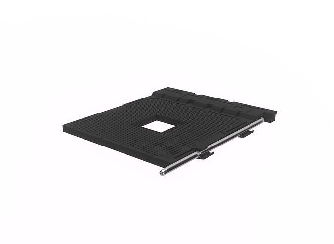 AM4 CPU Socket 3D model