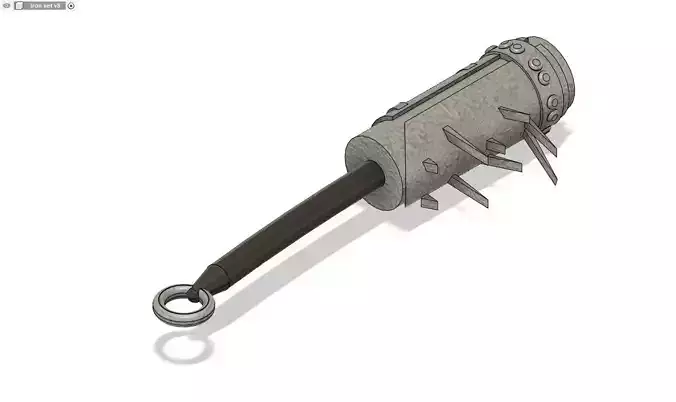 Iron Spiked Club 3D print model