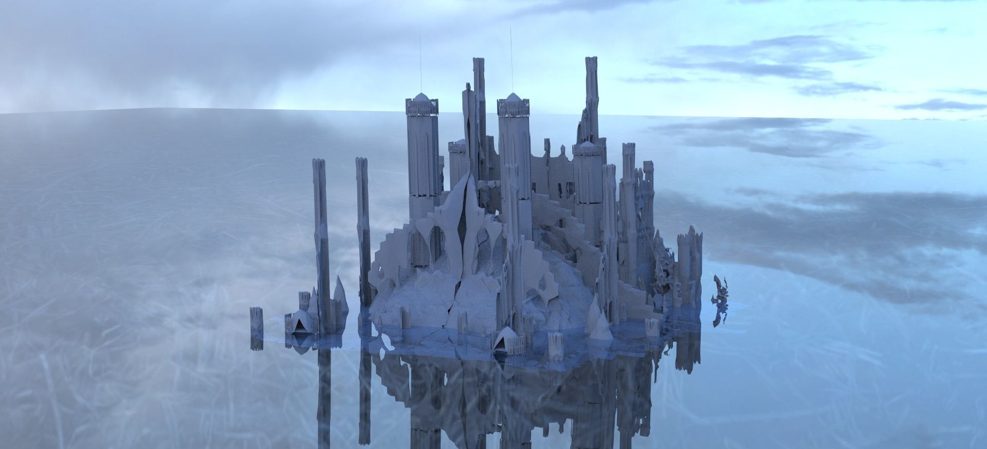  Midguard sunken ruins 3D 3D model_1