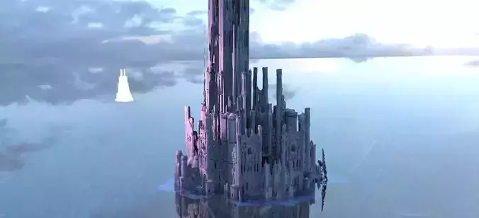 Valhalla Viking Colossal Tower  3D