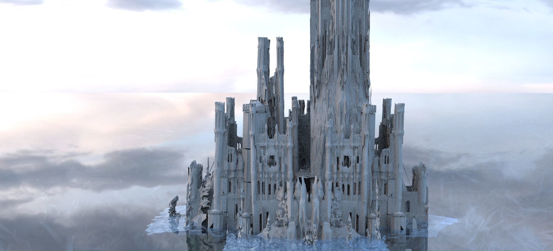 Valhalla Ancient Ruin Kitbash Odins Tower 3D 3D model_5