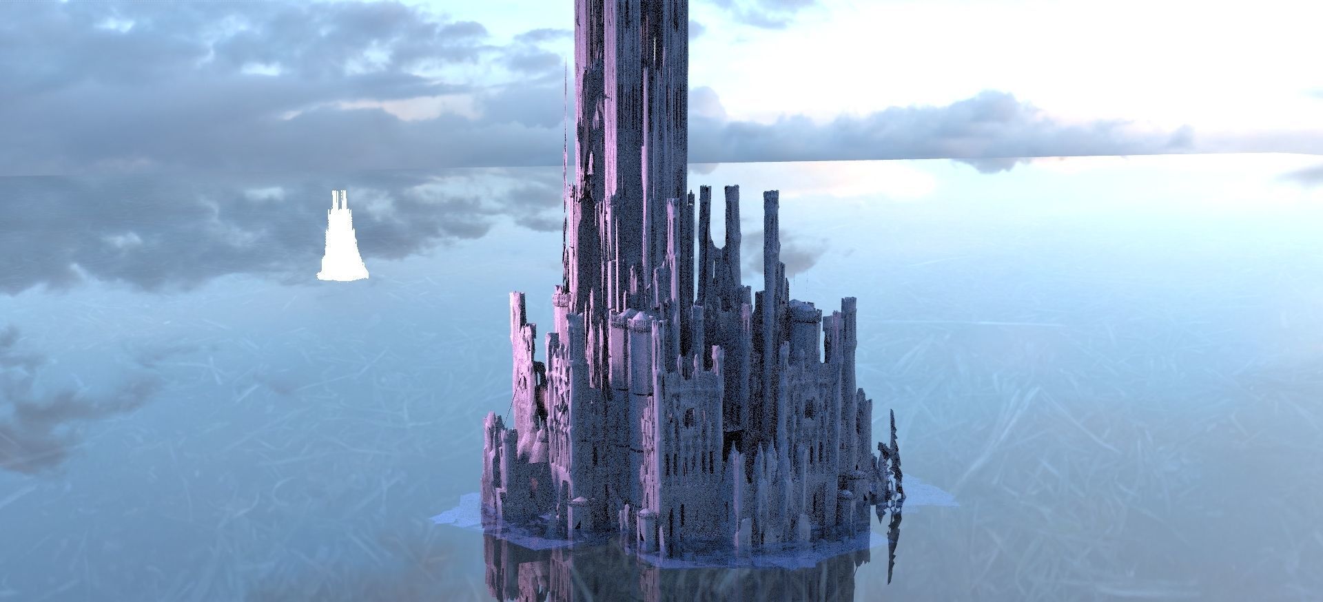 Valhalla Ancient Ruin Kitbash Odins Tower 3D 3D model_3