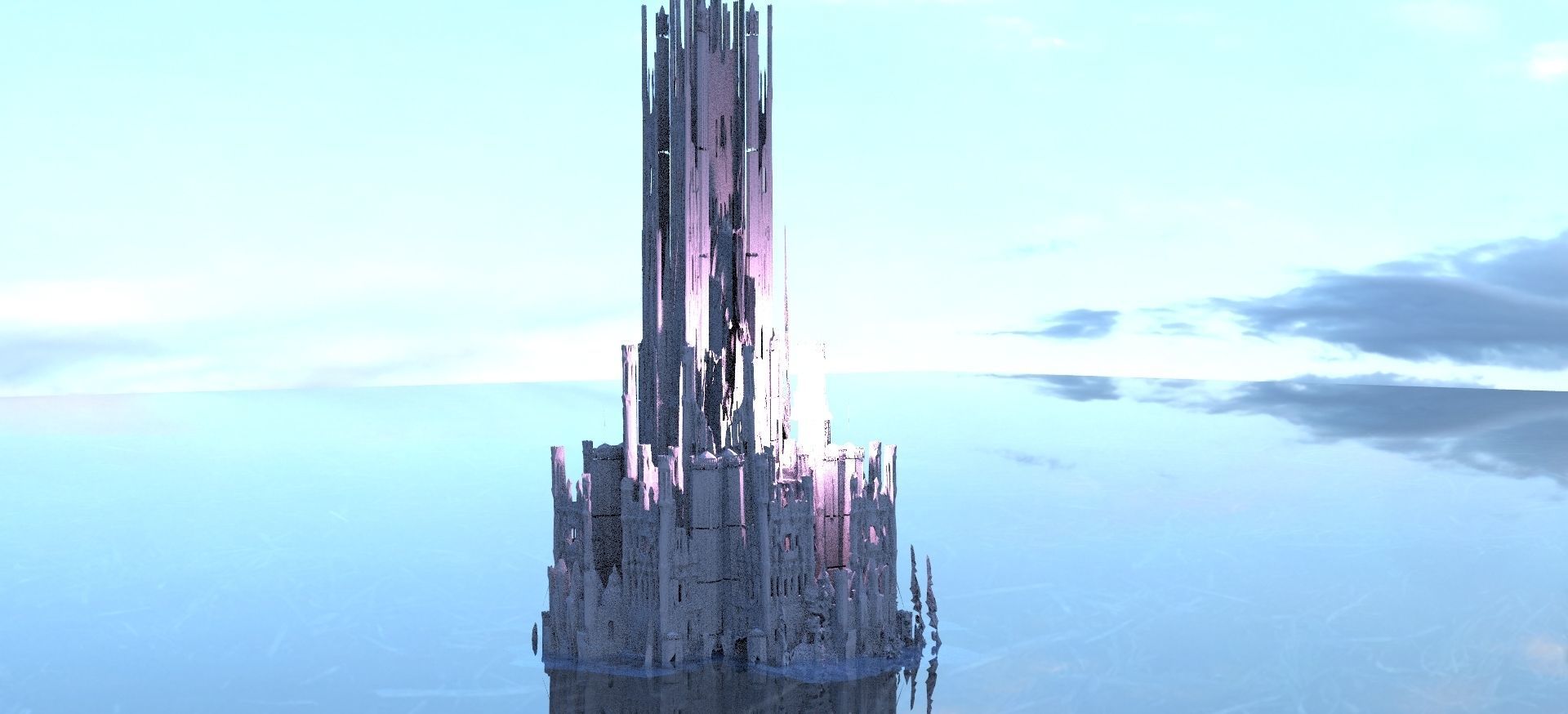 Valhalla Ancient Ruin Kitbash Odins Tower 3D 3D model_2