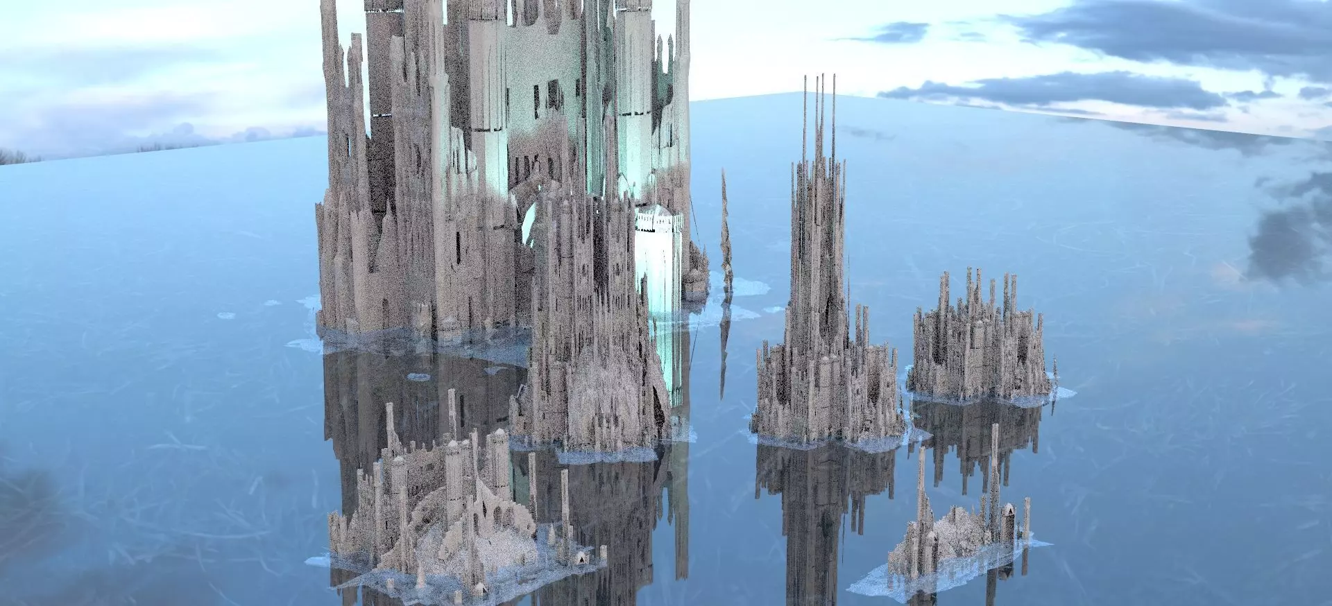 Valhalla Ancient Ruin Kitbash Odins Tower 3D 3D model_0