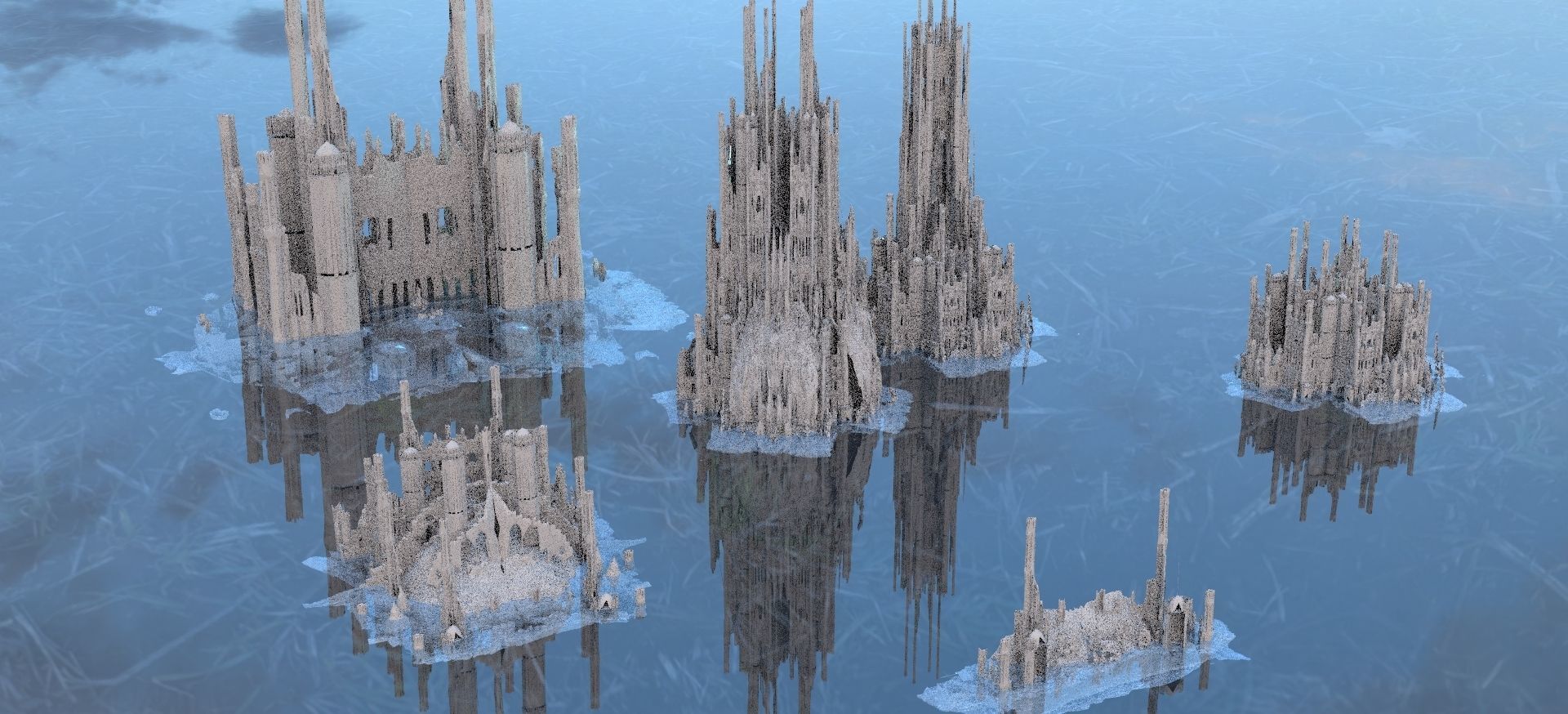 Valhalla Ancient Ruin Kitbash Odins Tower 3D 3D model_1