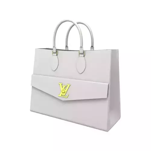 Louis Vuitton Lockme PM Tote Bag White