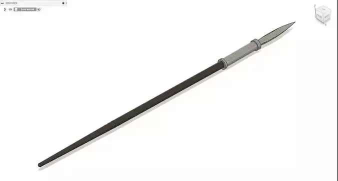 Iron Spear 3D print model