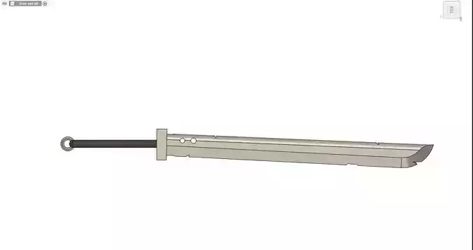 Iron Heavy Greatsword 3D print model