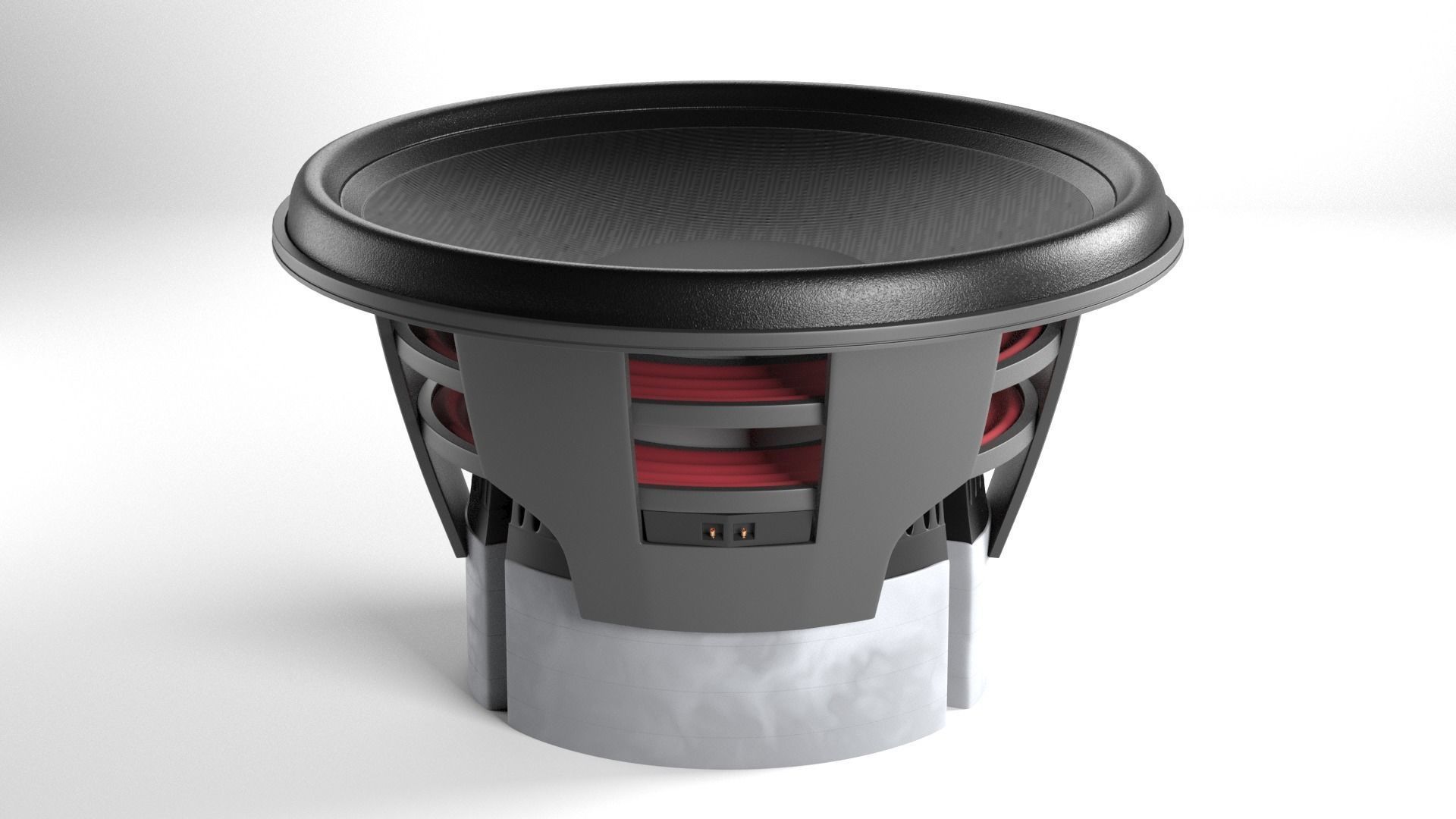 Subwoofer Speaker 3D model_4