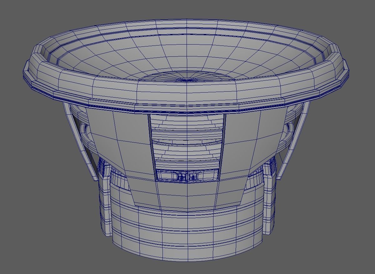 Subwoofer Speaker 3D model_5