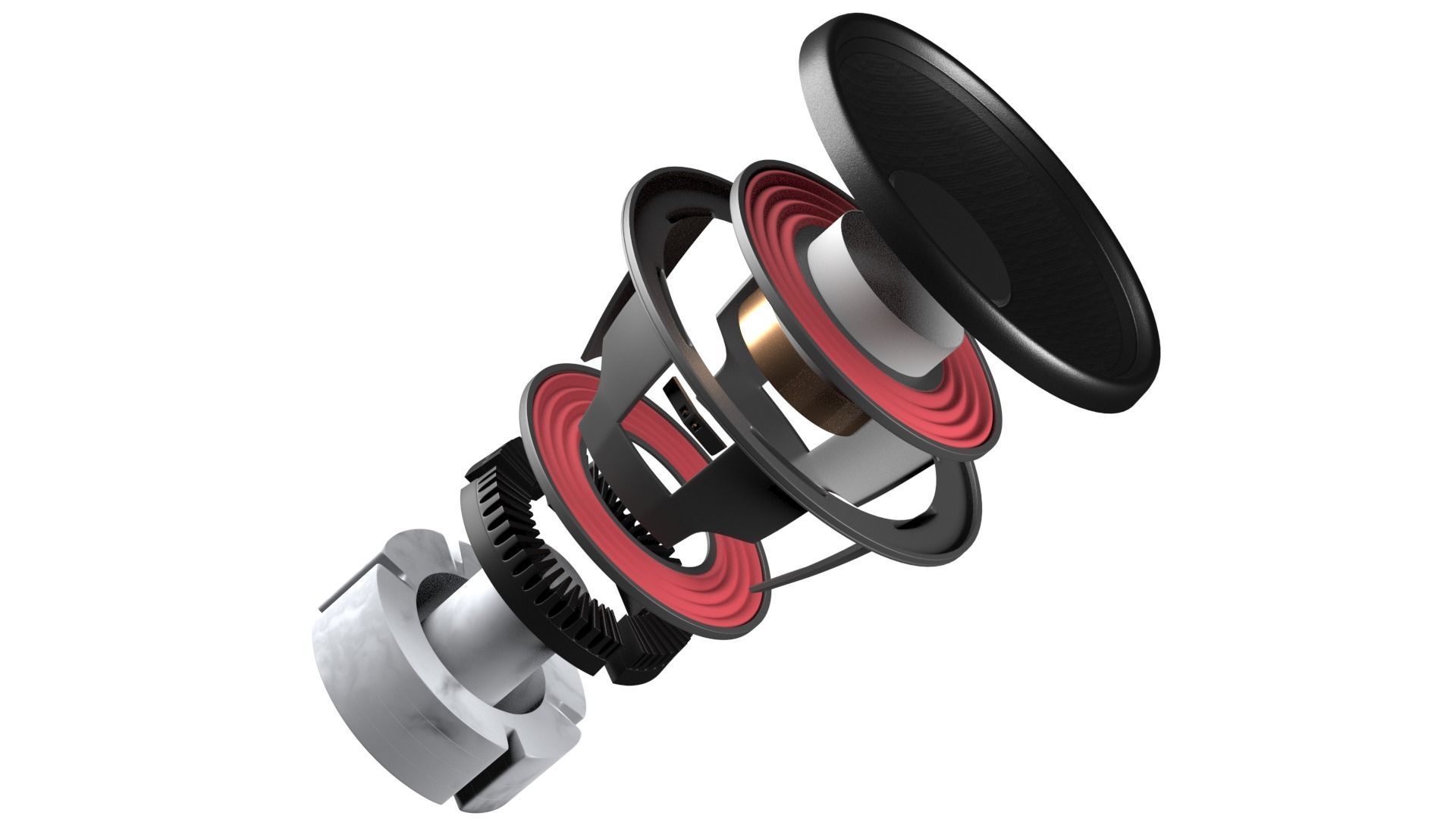 Subwoofer Speaker 3D model_1