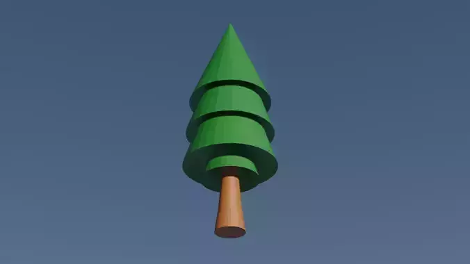 Lowpoly Tree For Lowpoly Animations