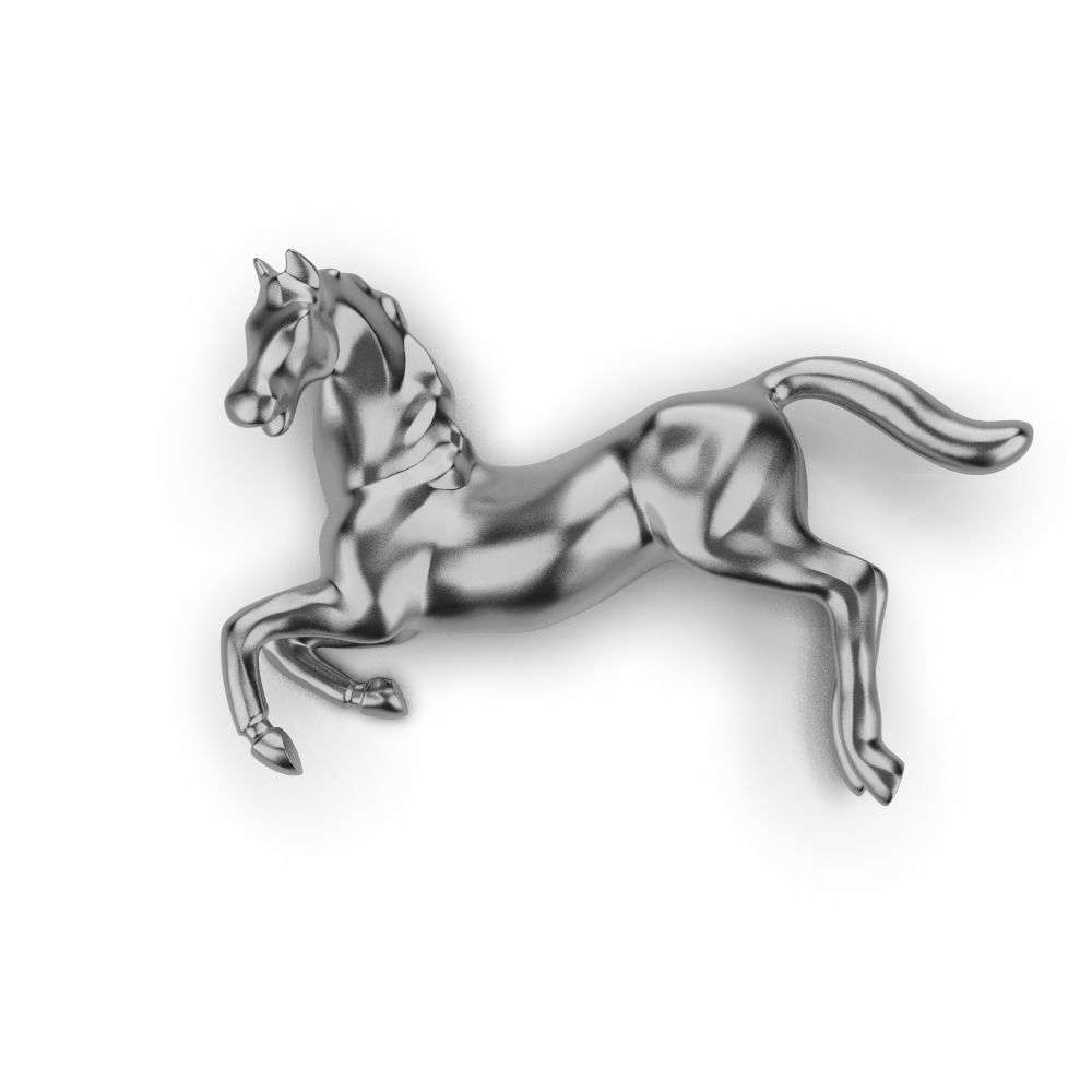 Horse pendant 3D print model_10